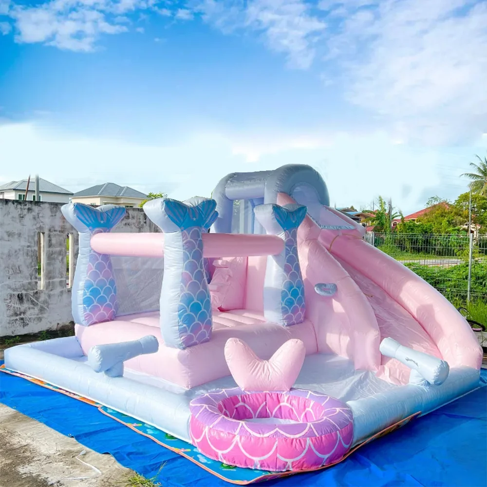 Jumping Castle Party Trampoline Mini Kid Games Inflatable Toys   for Kids  Bouncer