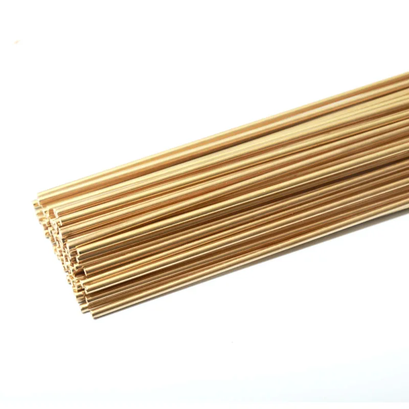 1.6/2/2.5/3mm Brass Brazing Wire Welding Rod Round Electrode Welding Wire Soldering Rod Suitable For Welding 0f Copper And Iron