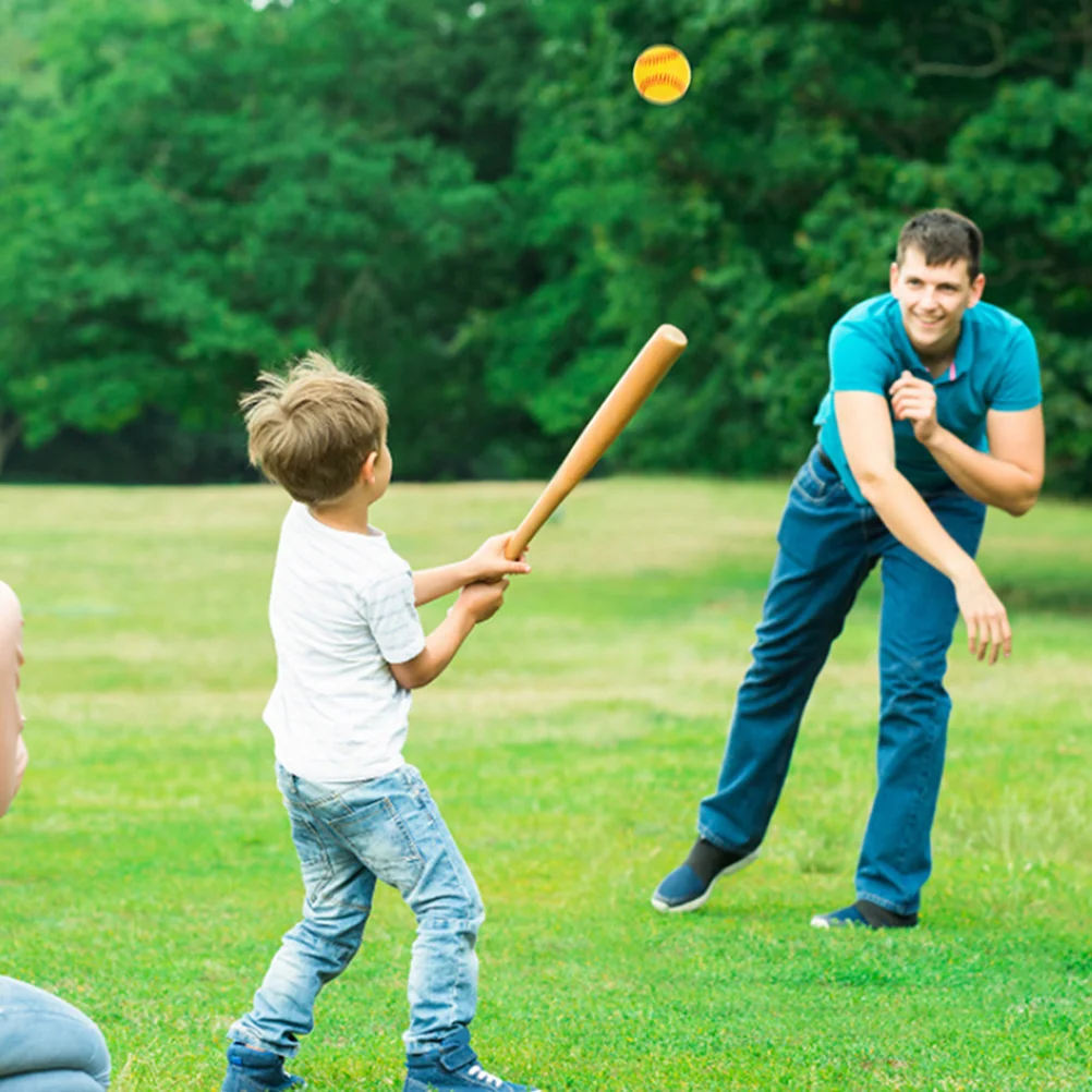 4 Pcs Sponge Kids Baseball Bouncing Soft Practice Baseballs Pitching Weighted Foam Training Colored Softball Toys Outdoor