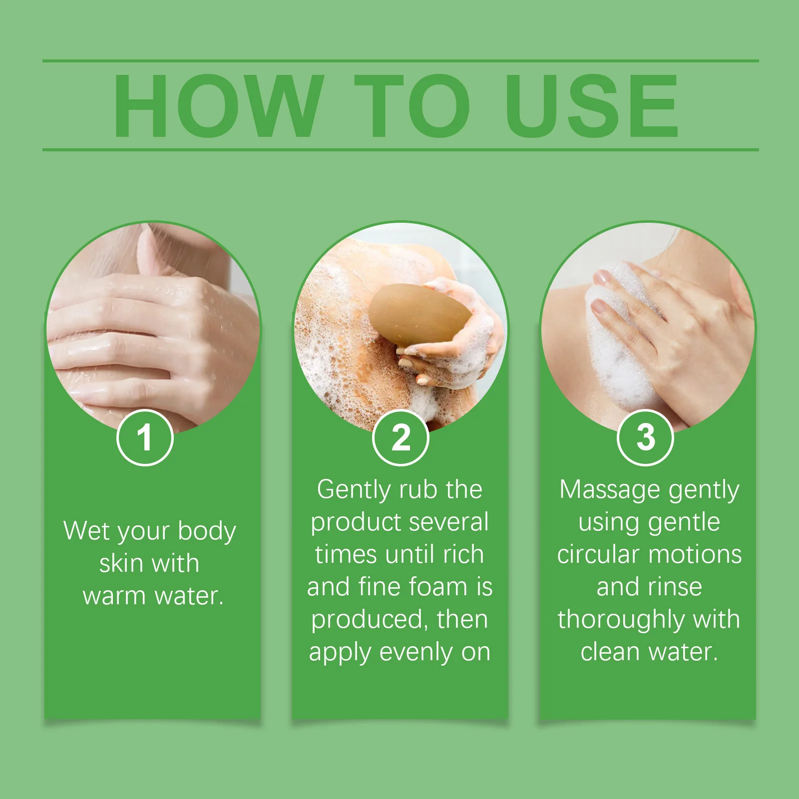 Description Picture 3 of itemOceAura Pine Tar Bath Soap Deep Cleansing Lightening Skin Reduce Dry Keep Moisturize Oil Control Handmade Body Brightening Soaps