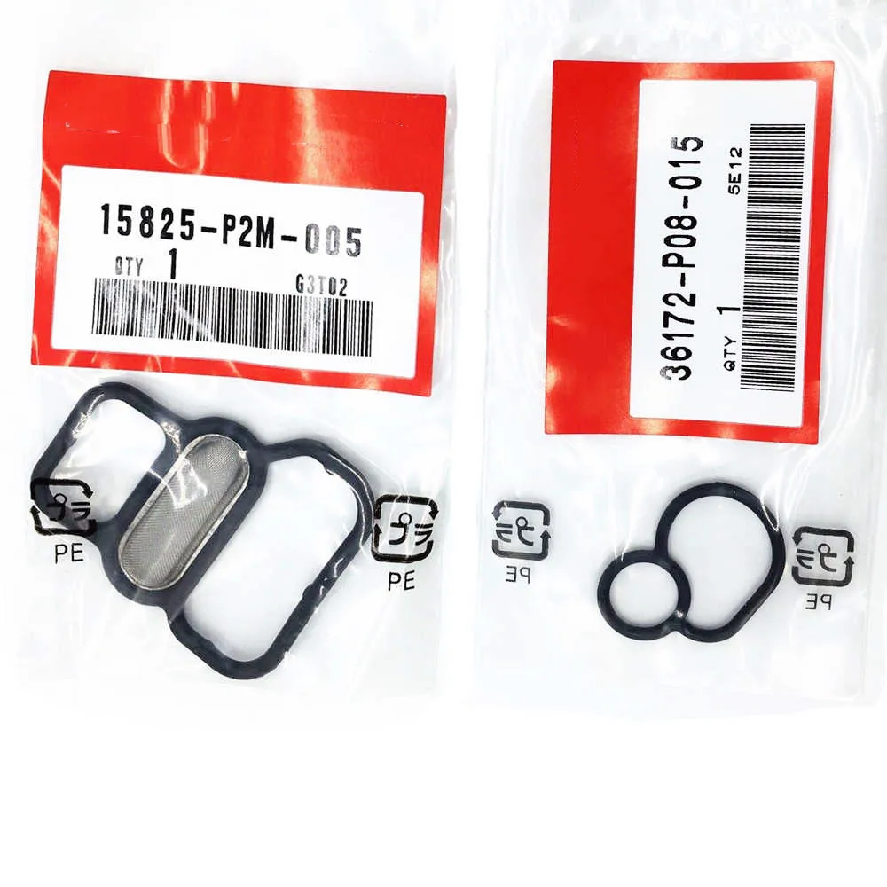 Genuine 15825-P2M-005 36172-P08-015 VTEC SOLENOID GASKET KIT For HONDA filter mesh skimmer 1996-2005 CIVIC D16 D17