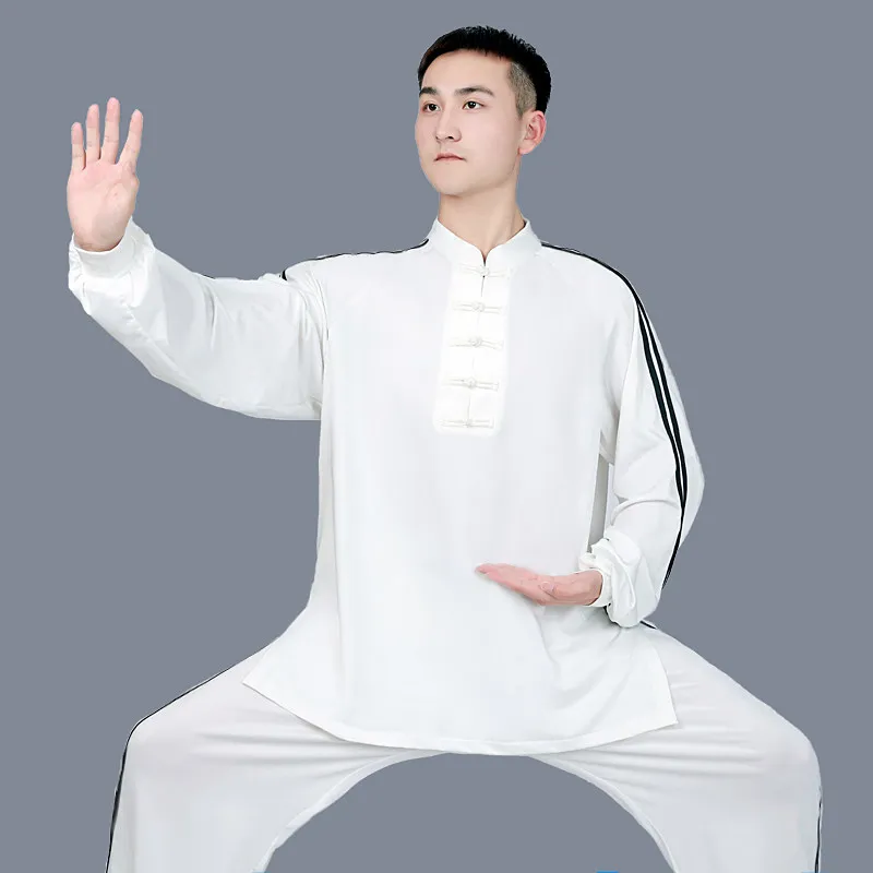 Summer Tai Chi Suit New Arrival Women Men Milk Silk Fabric Martial Arts Performance Youthful Design Training Uniform for Student