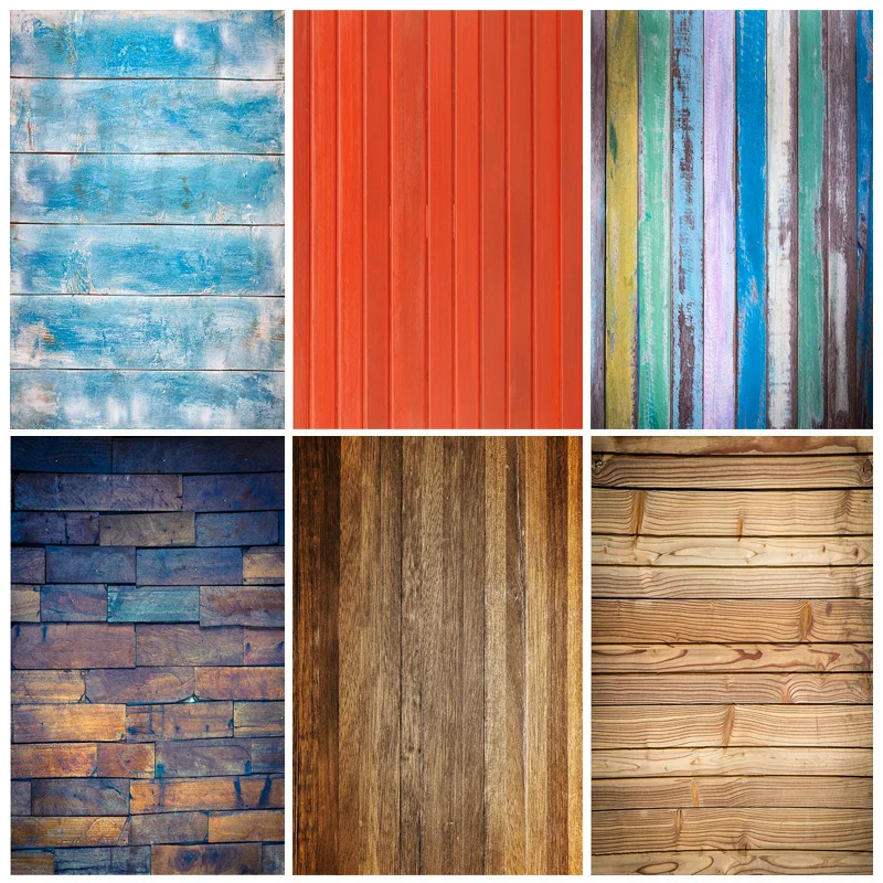 

Wooden Board Photography Background Wood Plank Texture Newborn Baby Portrait Photocall Photo Backdrops Prop MXX-S4