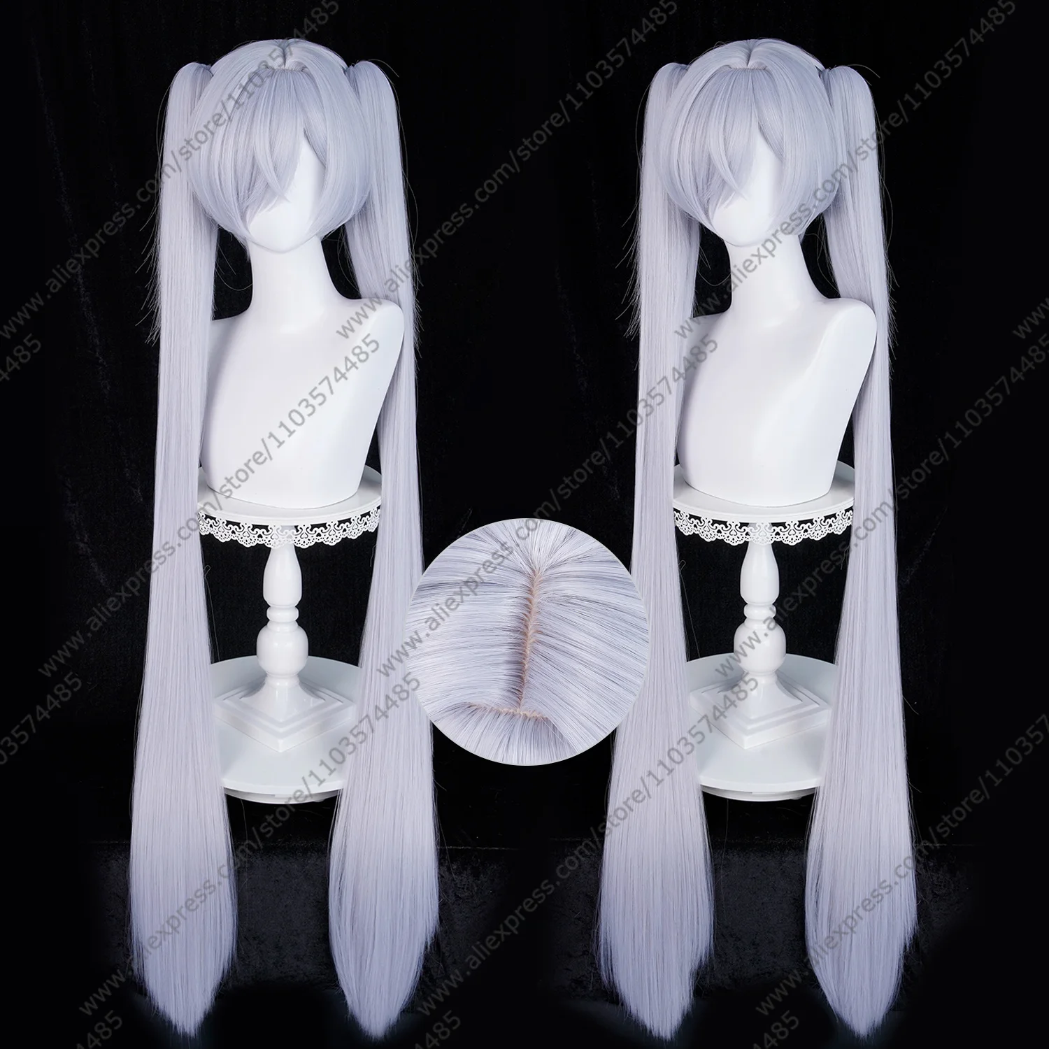 アニメ「シンデレラ」のコスプレ用ウィッグ。110cmの長さで - Anime Cosplay Blue Hair のレビューと価格