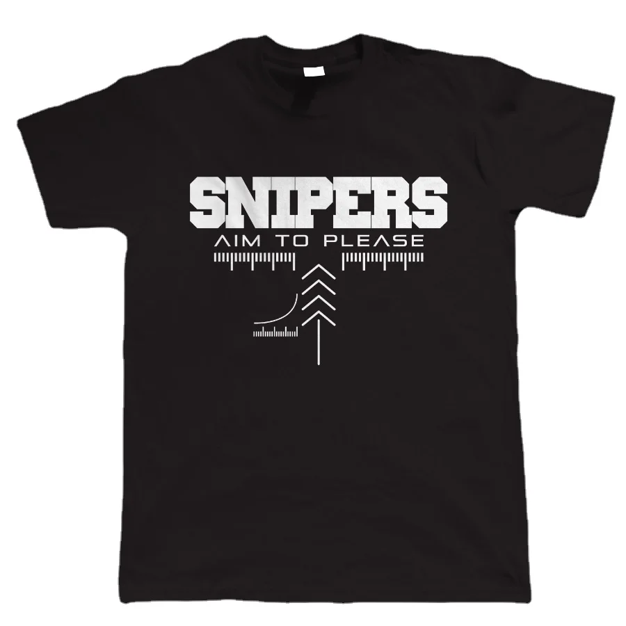 Snipers Aim To Please. Airsoft or Paintball Gamer T-Shirt. Summer Cotton Short Sleeve O-Neck Mens T Shirt New S-3XL