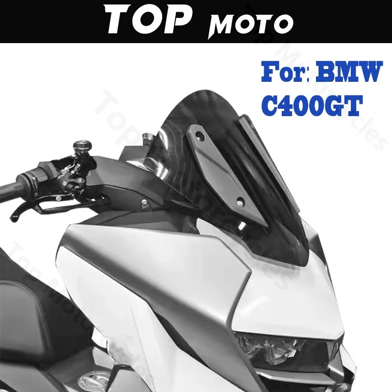 Screen For BMW C400GT C 400 GT C 400GT Motorcycle Accessories Windshield Windscreens Wind Deflectors Visor Viser Black