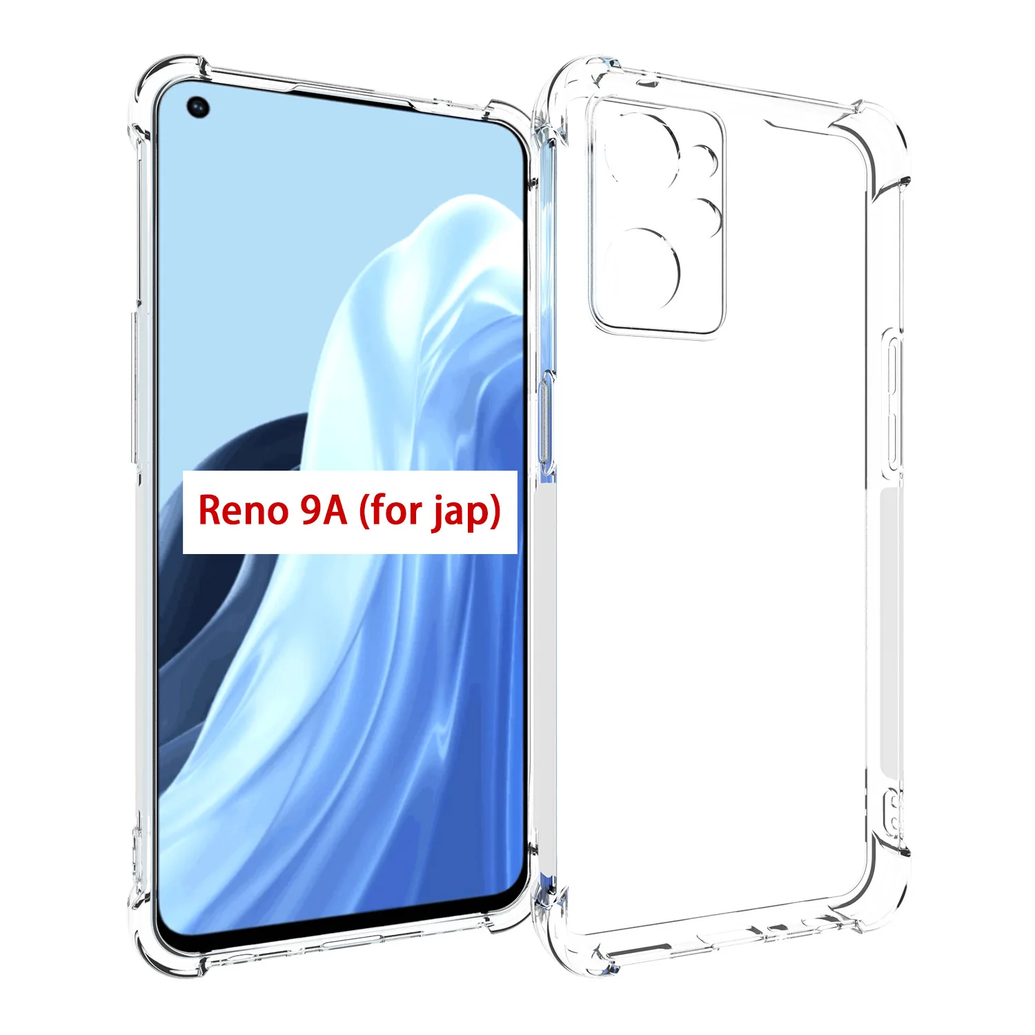 Luftkissen-Schutzhülle für Oppo Reno 3A 5A 7A 9A 11A 13A 15A Transparente Airbag-Silikon-TPU-Rückabdeckung für Oppo Reno 13A 15A – Detail 25