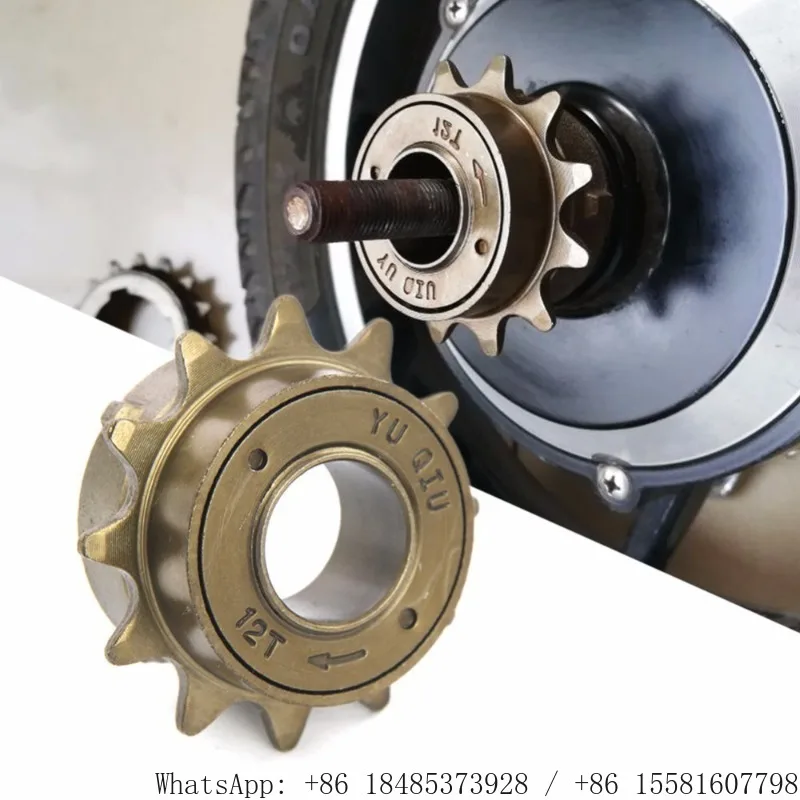 Single Speed Bike Freewheel 12T 14T Threaded Freewheel Sprocket Fit Folding Bicycle Electric Bike Modified Cycling Accessories
