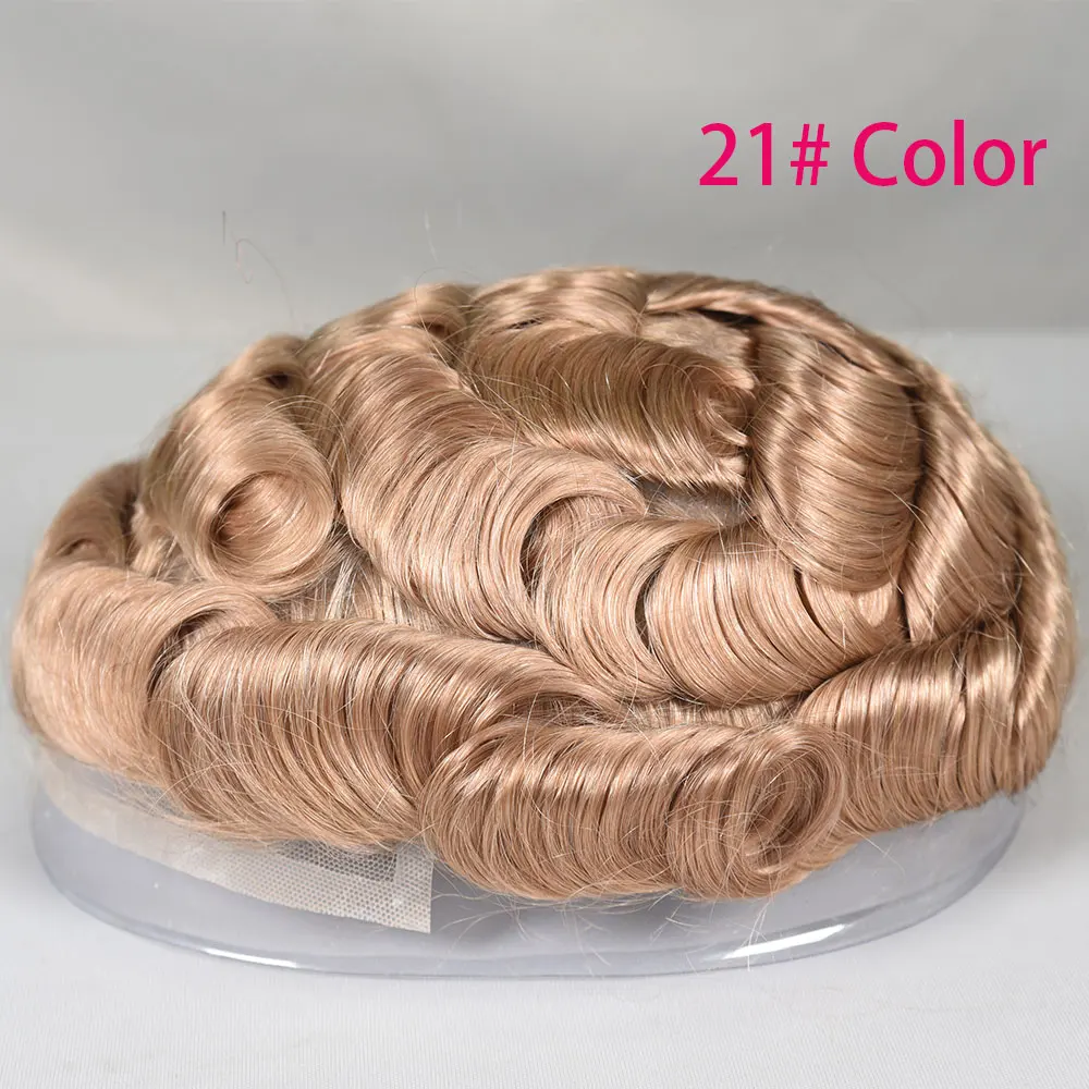 Full Lace Toupee For Men Human Hair Systems Unit Men's Lace Base Wig Breathable Male Capillary Prothesis Man Wigs