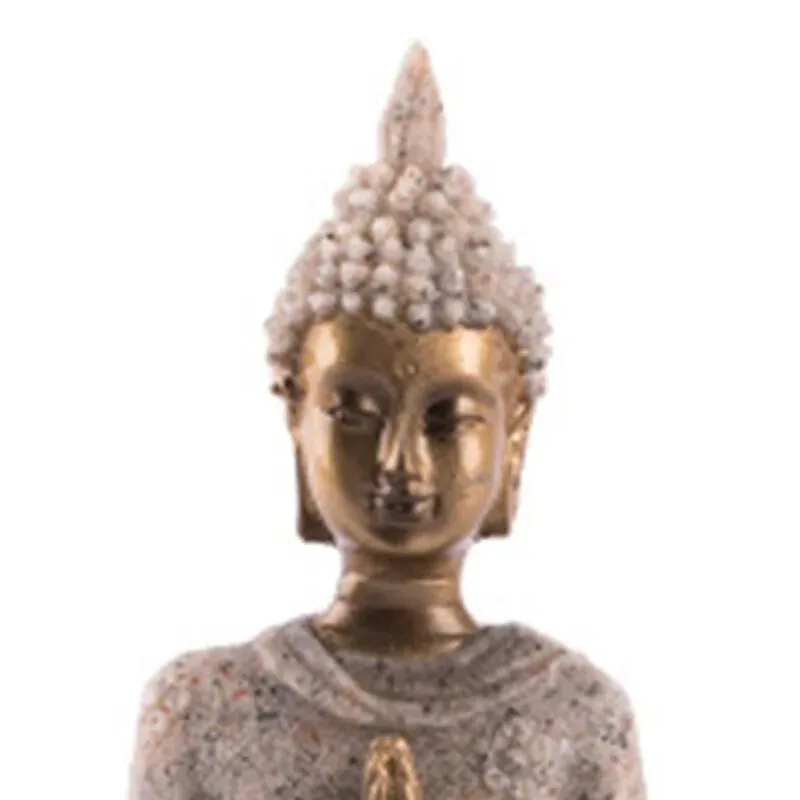 Miniature Buddha Statue Nature Sandstone Fengshui Thailand Buddha Sculpture