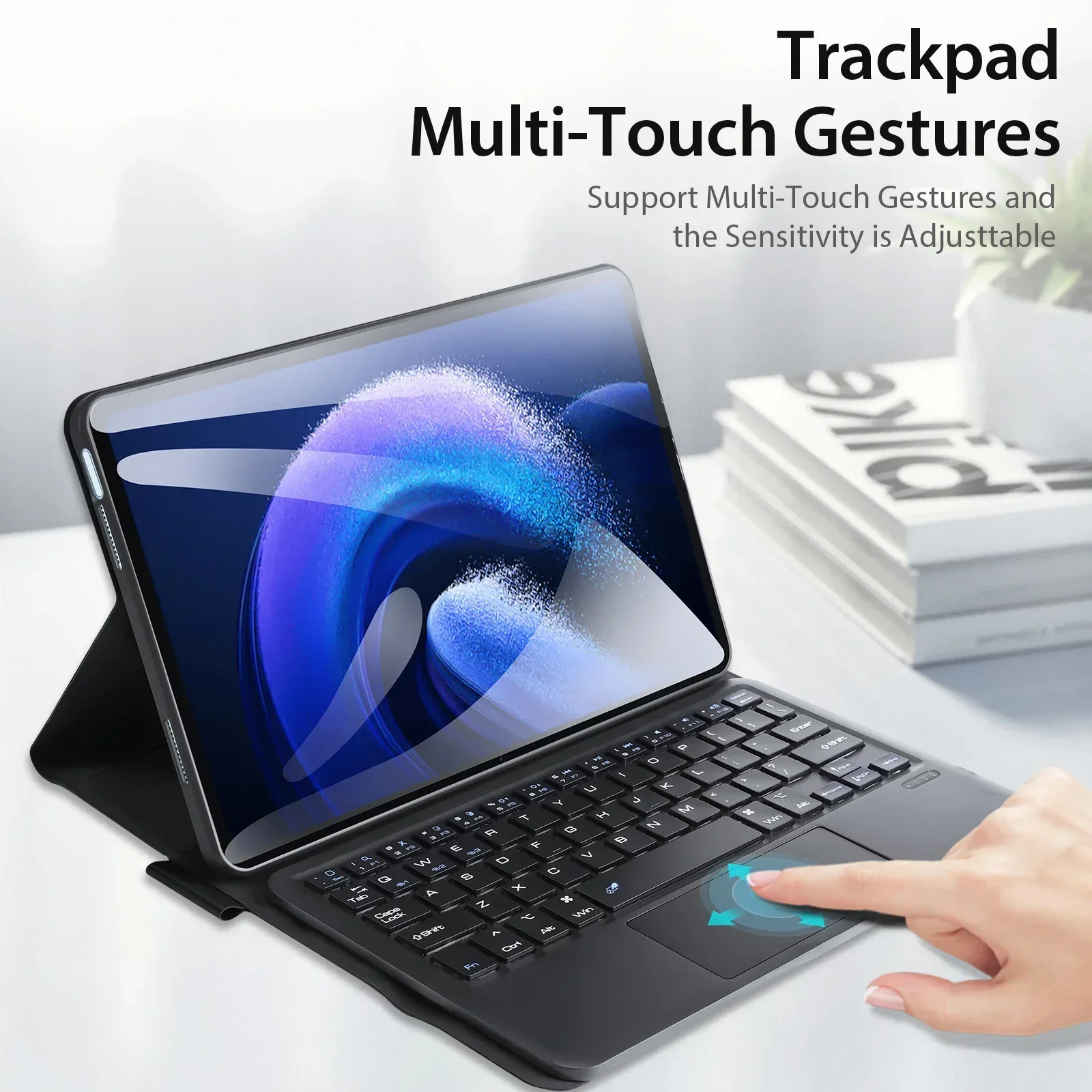 Étui clavier magnétique pour Xiaomi Mi Pad 6 Pro, étui pour tablette Bluetooth sans fil, étui pour clavier magique