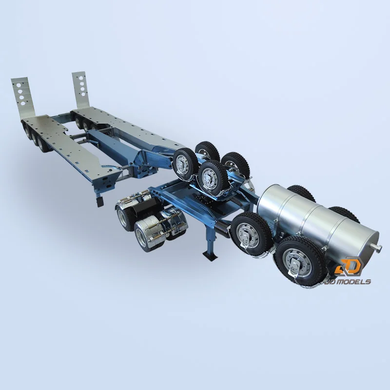 

JDM 2 RC Прицеп 1,5 м Металлический дрек Переменные расширенные тяжелые комплекты для 1/14 Радио Трактор Грузовик Автомобиль Тукан Модель RC Игрушки для взрослых