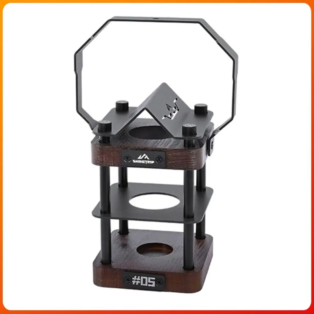 

ShineTrip Stainless Steel Frame 19 Lamp 38 Lamp Stand Camping Light Stand 19 Lights 38 Light Stand for Camping Hiking Ambience