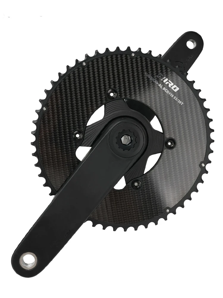 AliExpress riro RIRO 110BCD Carbon Chainring 11/12S 4 Bolts Road Bike Double Chainwheel for Shimano 105 R7000 R8000 R9100 R7100 R8100 R9200