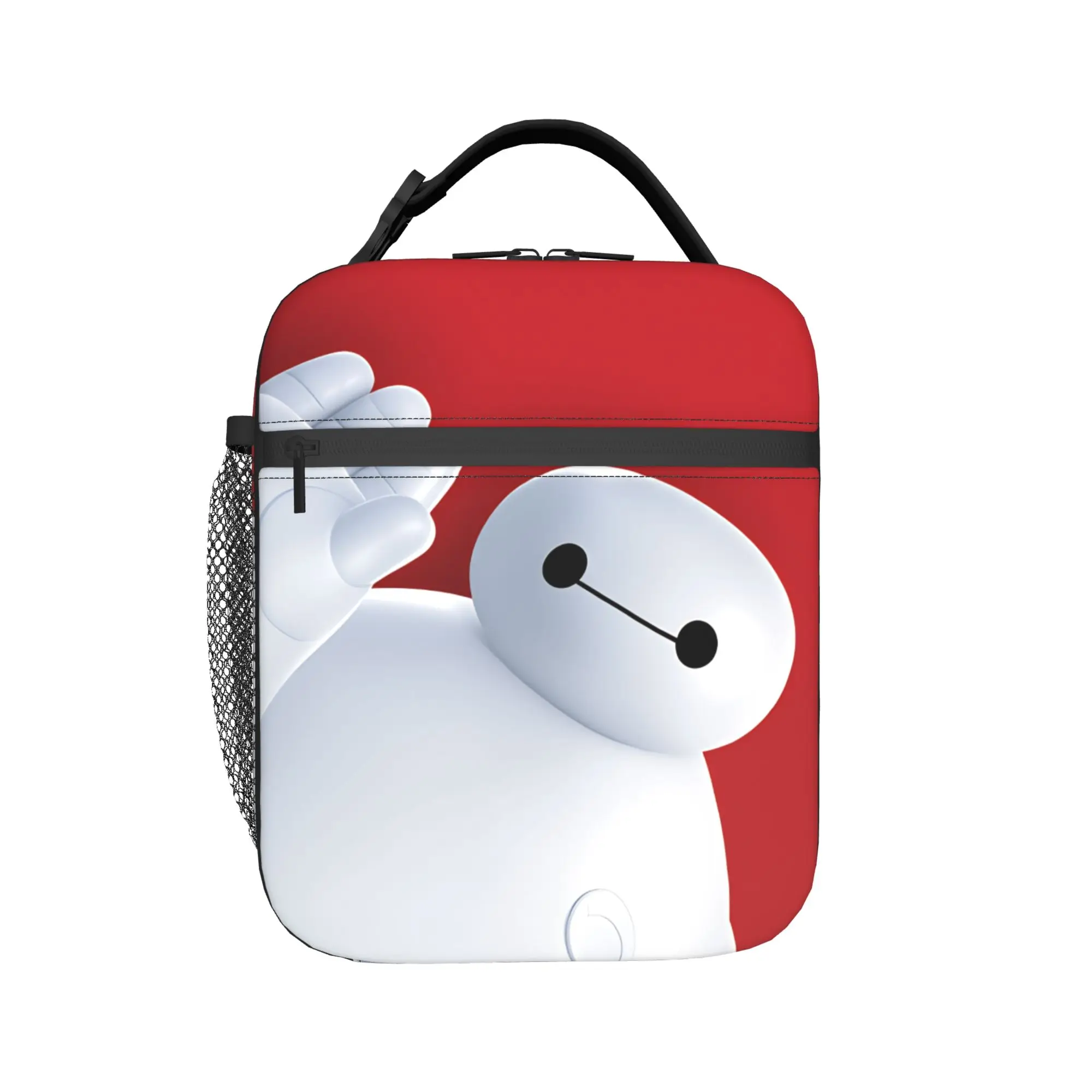 Big Hero 6 Baymax Lunch Bag Office Portable Thermal Tote Handbags For Girls  Waterproof Designer Cooler Bag