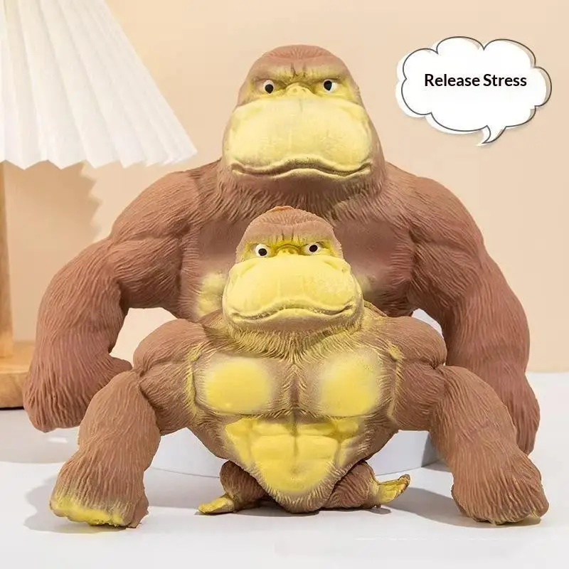 Stretchy  Gorilla Fidget Toy Slow Rebound Perfect For Stress Relief Home Office Kids Adults Gift