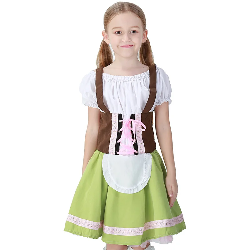 Clássico crianças oktoberfest trajes halloween cerveja meninos menina fantasia cospaly vestido de festa criança menina desempenho uniforme