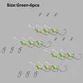 green 6pcs