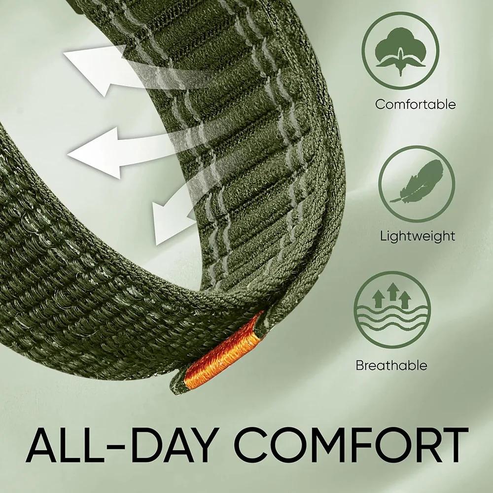 Nuovo cinturino sportivo in nylon da 20mm per Garmin Fenix 8 43mm 7S 7S Pro tessuto donna uomo cinturino per Garmin Fenix 6S Pro 5S Plus