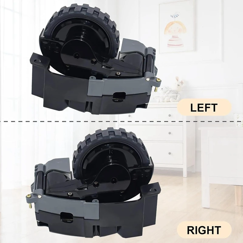 Left And Right Drive Wheel Module 1Pair For Irobot Roomba I7 I7+ I8 I3 I6+/Plus E5 E6 E7 J7 J7+ J6+ Vacuum Cleaner Parts