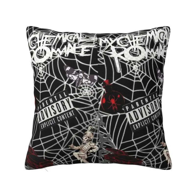 Custom Fashion Band My C-Chemical Romances Throw Pillow Cover Home Decorative Square Cushion Cover Pillowcover for Sofa