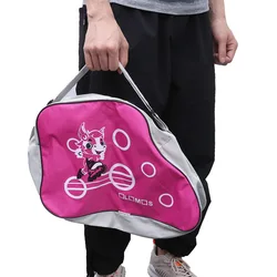 Fashionable Printed Skating Shoes Storage Bag Portable Adjustable Shoulder Strap Storage Organizer Roller Skate Storage Bags