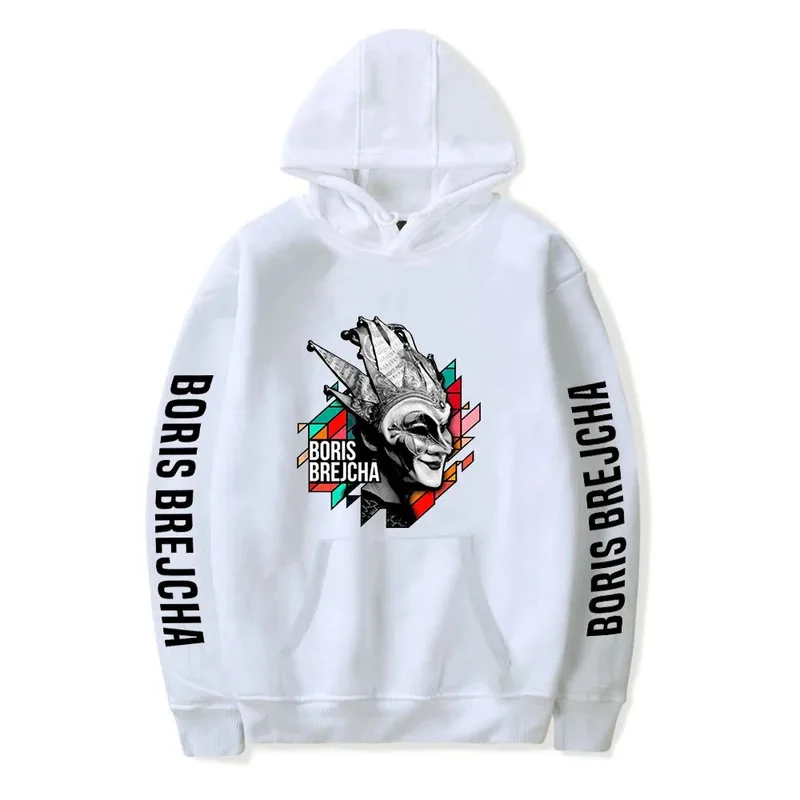 25COS2022 طباعة الساخن الألمانية DJ بوريس بريجشا هوديي الرجال/النساء موضة عادية مقنع بوريس بريجشا البلوز Harajuku البلوز