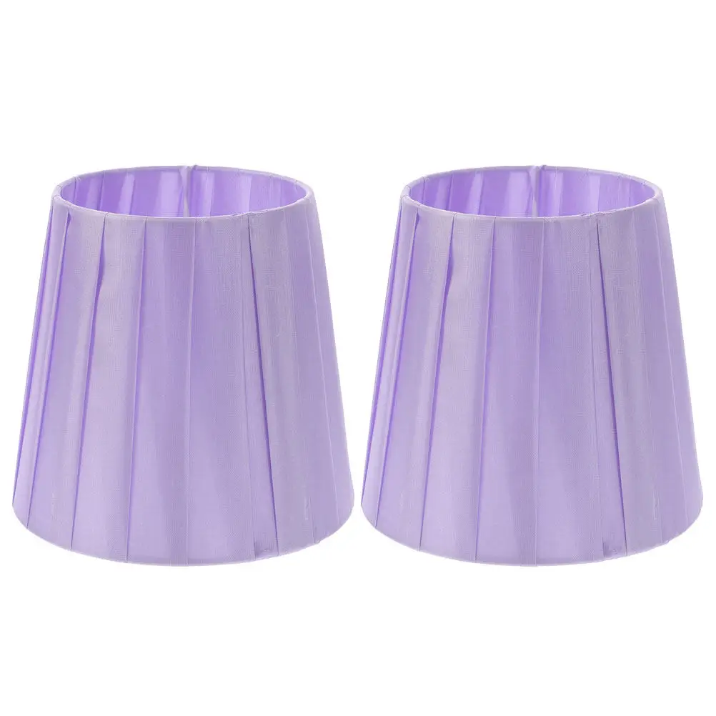 2Pcs Barrel Lampshade Indoor Light Cover for Table Lamp Wall Light Shade Lampshades Small Replacement Lamp Shade Cloth Lampshade