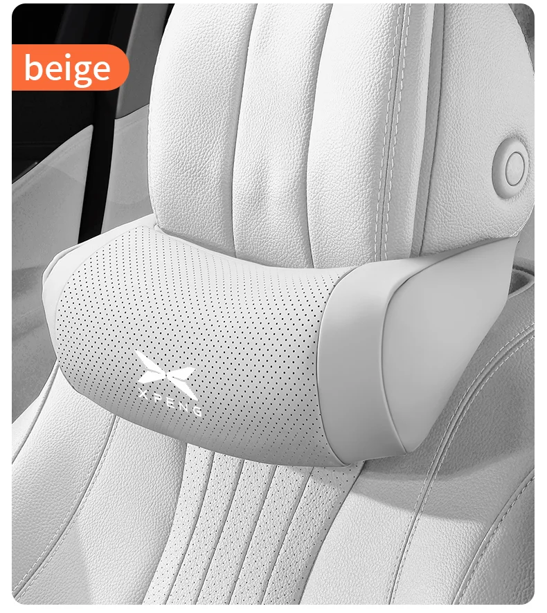 Für XPENG P5 P7 G3 G6 G9 X9 N5 F57 BETA Ultradünne Auto-Kopfstütze Nackenstütze Sitz Atmungsaktives Weiches Nackenkissen Auto-Zubehör – Detail 18