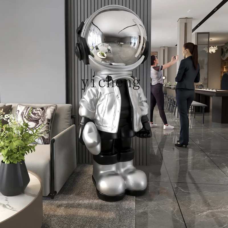 

ZK light luxury large floor ornament astronaut sculpture office decoration opening gift