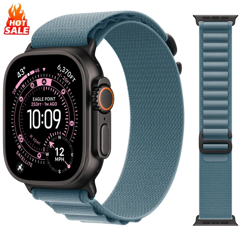 Neue Alpine Loop-Armbänder für Apple Watch Ultra3 2 49mm 44mm 40mm 41mm 42mm 46mm 45mm Correa iWatch Series 11 10 9 8 7 6 SE 3 – Detail 4