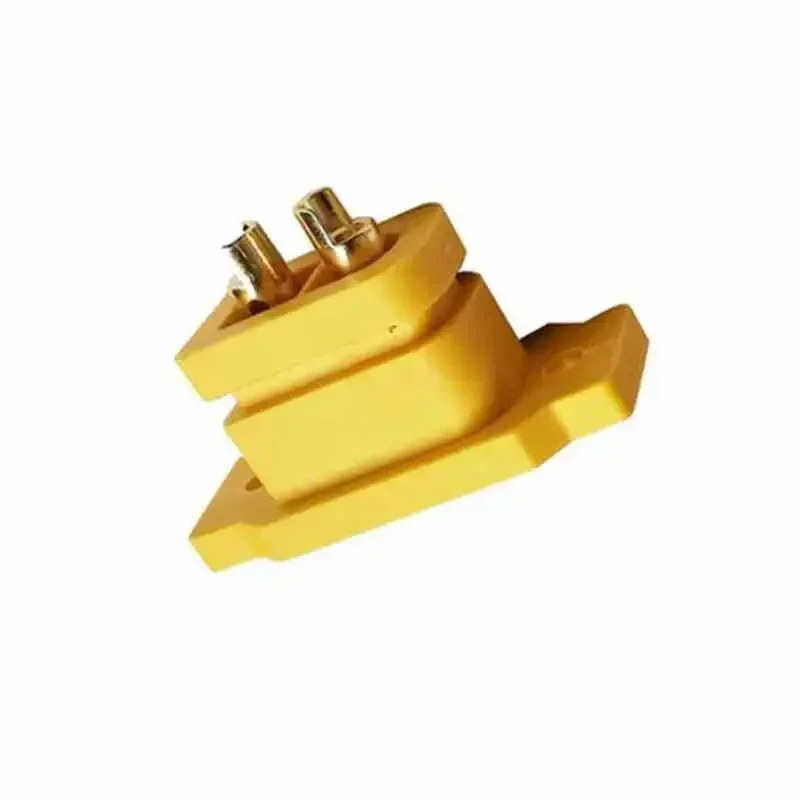 XT60E Female Connector with Fixed Seat XT60 Copper Gold-plated Adaptation Aircraft Model Plug Socket for RC Models Multicopter