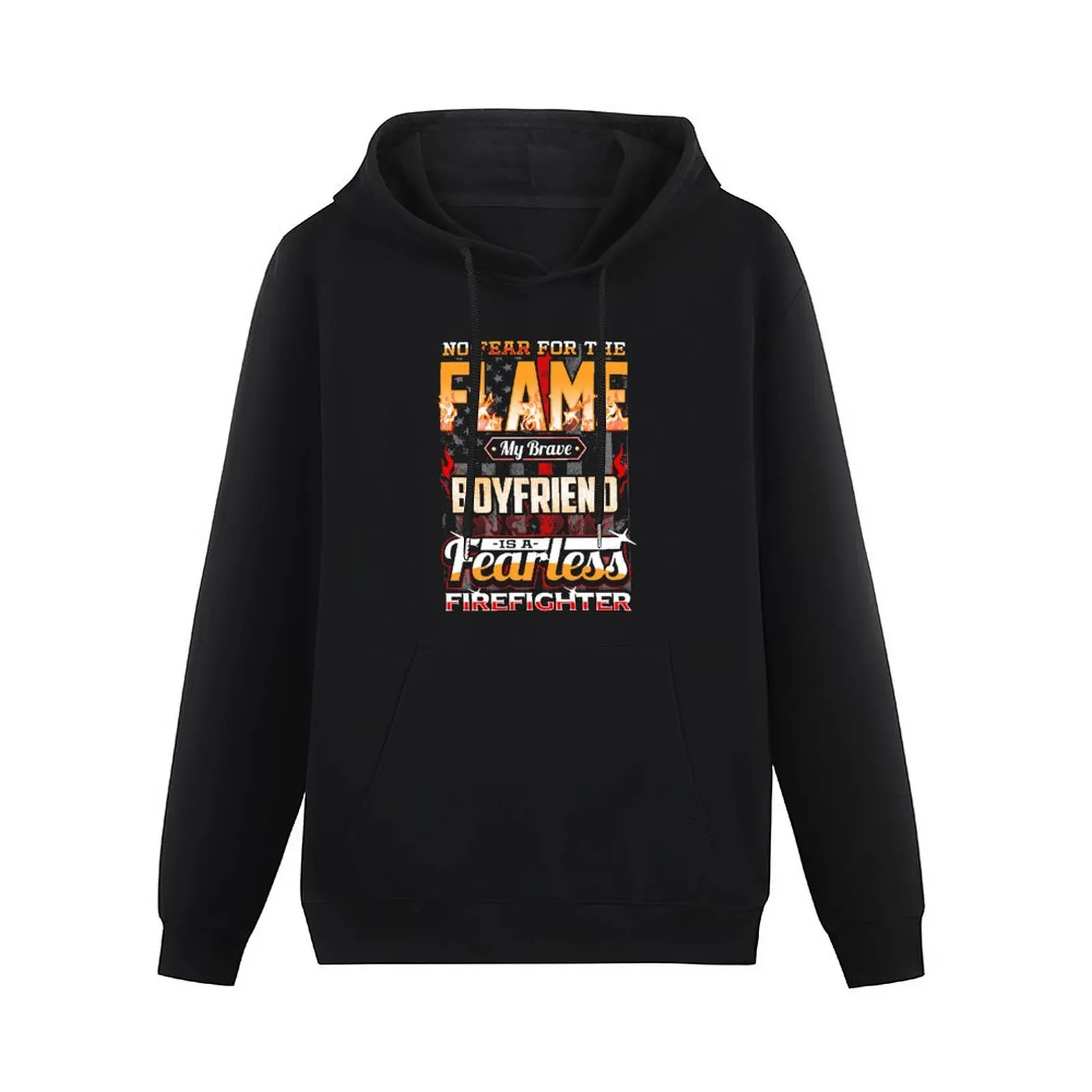 Boyfriend Firefighter American Flag Shirt Pullover Hoodie autumn jacket men men's sweat-shirt new in hoodies