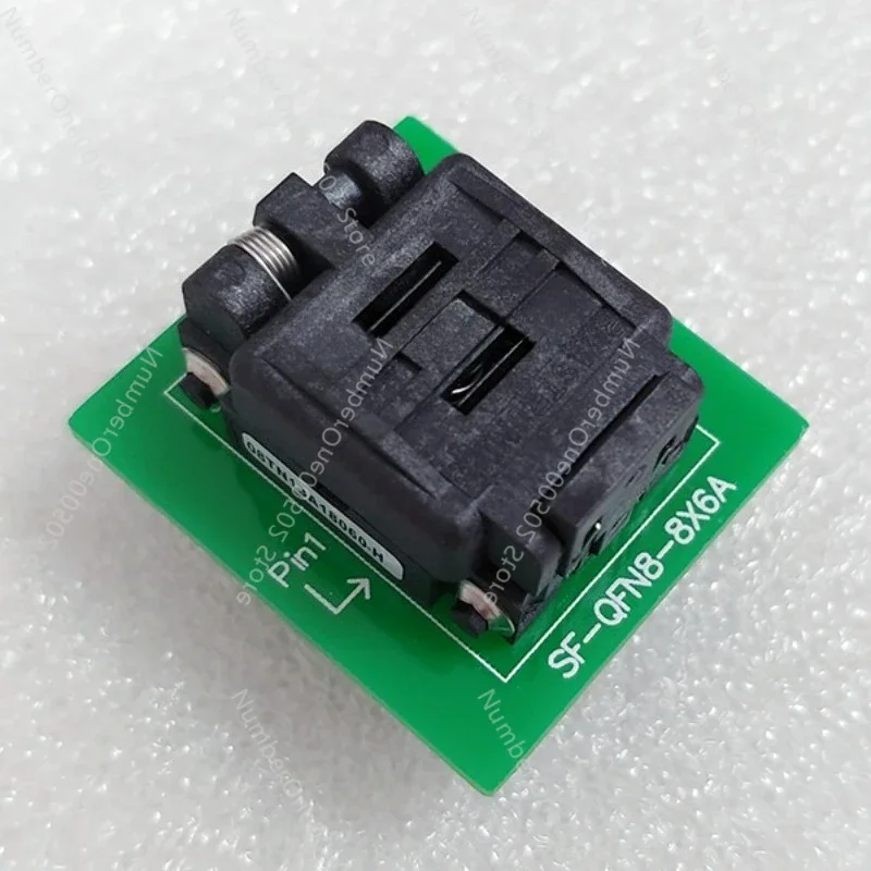 

SF-QFN8-8X6A burner holder, suitable for WSON8 QFN8 8x6 package, to DIP8 adapter