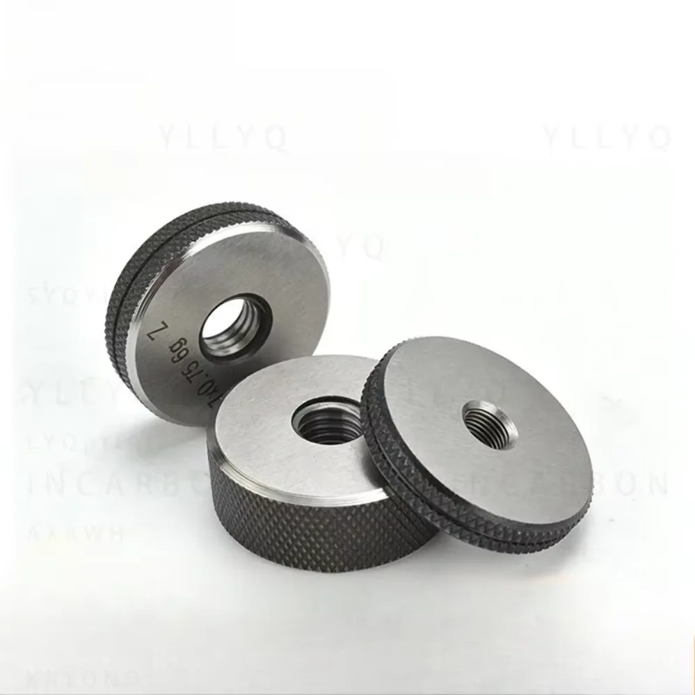1SET(1*GO+1*NOGO) 6g Accuracy M68-M76 Metric Standard Fine Tooth Thread Ring Gauge Measure Tool X0.5/0.75/1/1.5/2/3/4/6