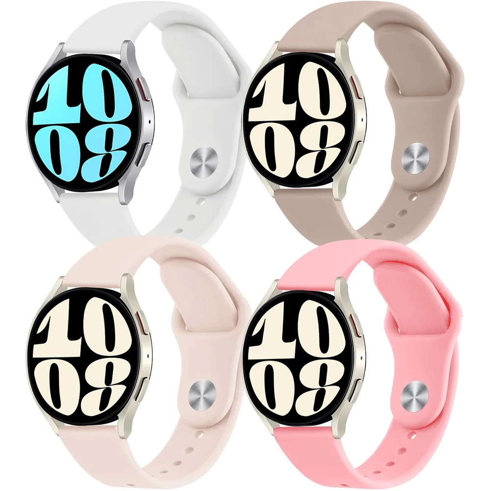 18mm 20mm 22mm strap For Samsung Galaxy watch 6/5/pro/4 Classic Silicone bracelet Huawei watch GT 4-2-2e-3-3 pro 41mm 46mm band image 2