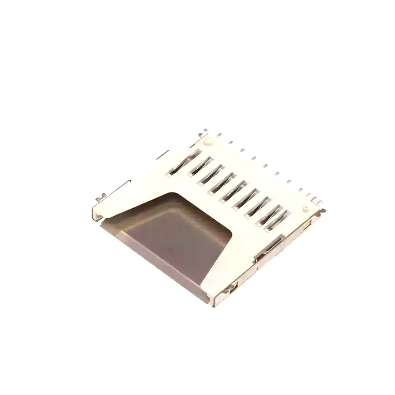 5PCS/lot Standard SD Card Holder 11P Long Body Socket Push-Pull Type Without Self-elastic Large Card Slot