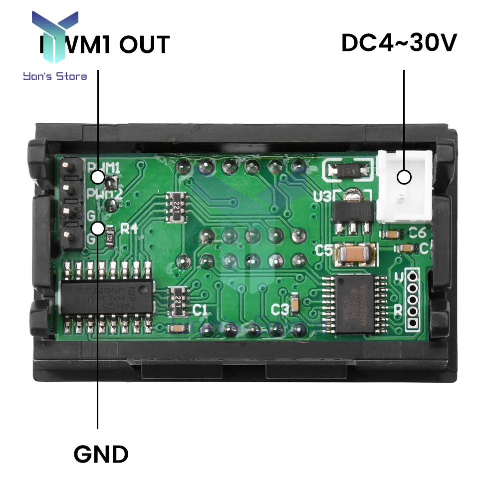 DC 4-30V Generator sygnału kwadratowa fala prostokątna oscylator falowy PWM impuls częstotliwość impulsu cykl pracy regulowany źródło sygnału