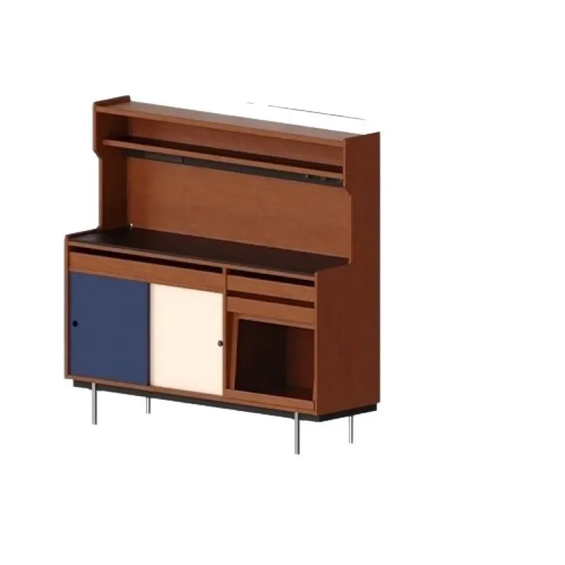 

Solid wood rock slab dining side cabinet, living room storage, coffee cabinet, integrated storage cabinet against the wall