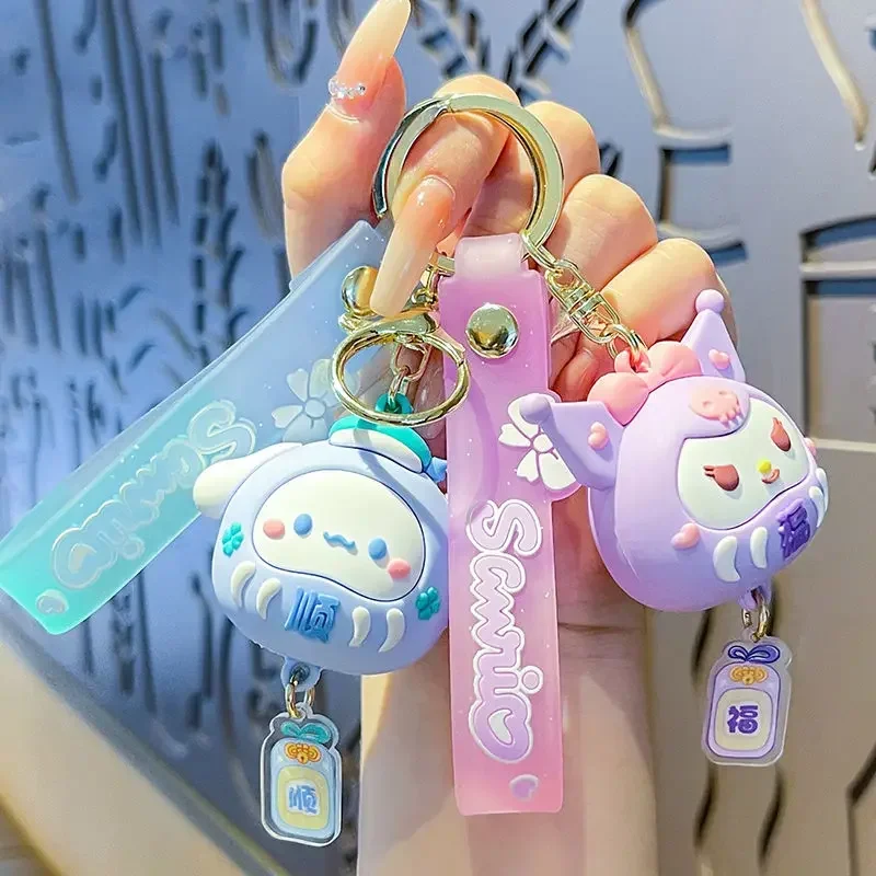 Sanurgente Cinnamoroll Kuromi Anime Kawaii Ins Key JOPendant, My Melody Bag, Cute Cartoon Decoration Toys for Kids