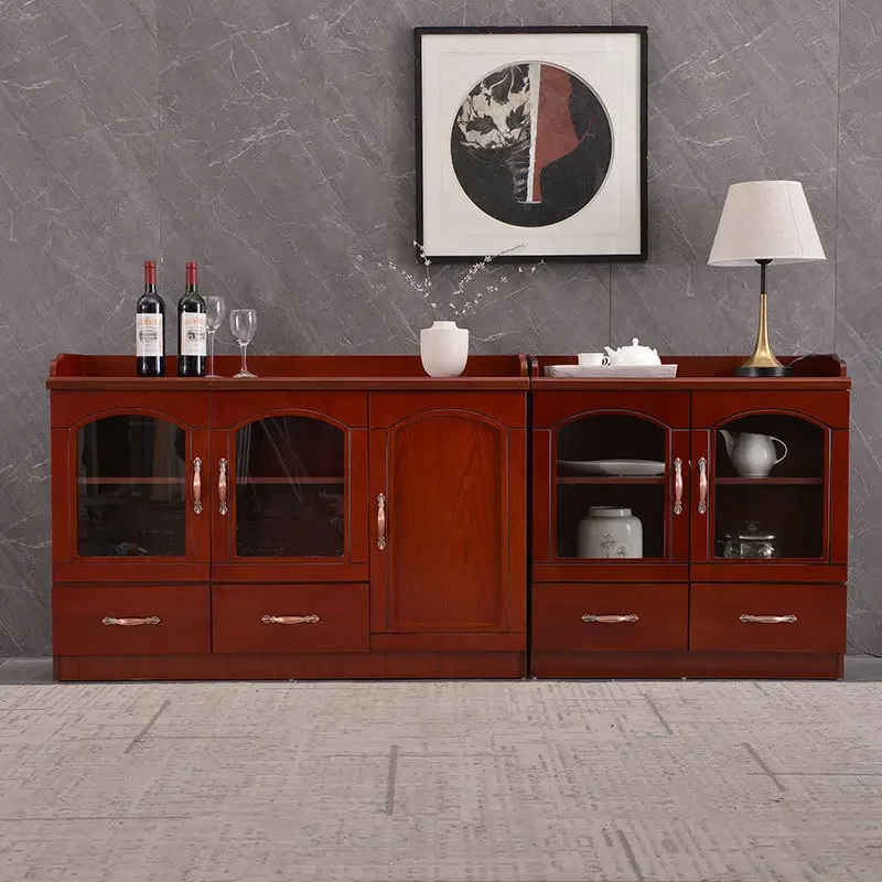 Office Density Plate Low Tea Cabinet Paint Sideboard Cabinet Modern Minimalist Tea Two Doors Liquor Cabinet