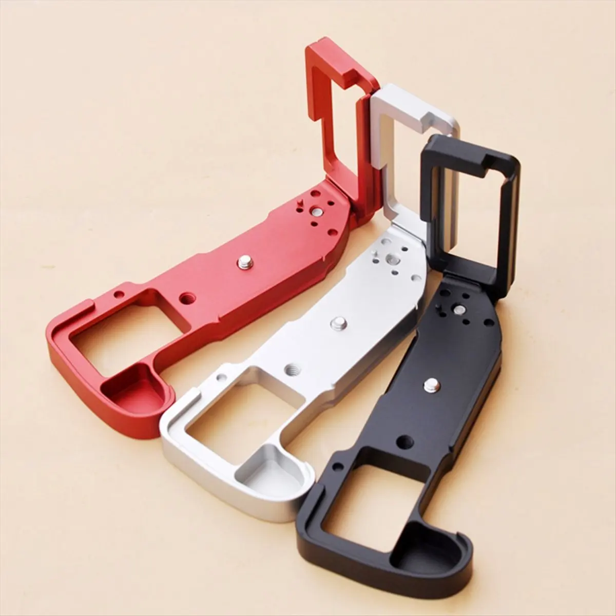 (A03R) Stretchable Adjustable Vertical Quick Release QR L Plate/Bracket Holder Hand Grip for Fujifilm FUJI X-H1 XH1 Camera C