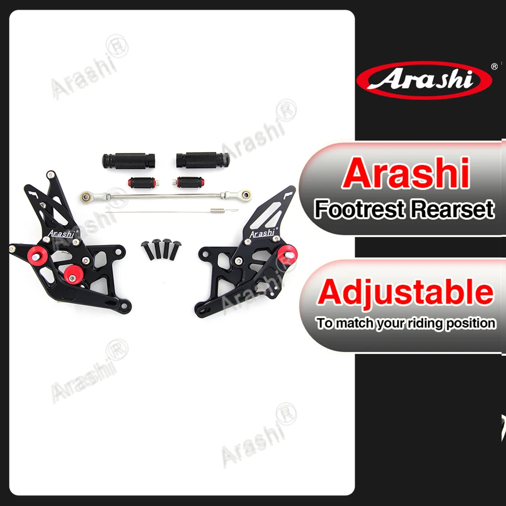 Arashi Motorcycle Rearset For HONDA CB250R 2011-2022 CNC Adjustable Rear Sets Footrest Foot Rest Pegs CBR250 R CBR 250R GP Shift