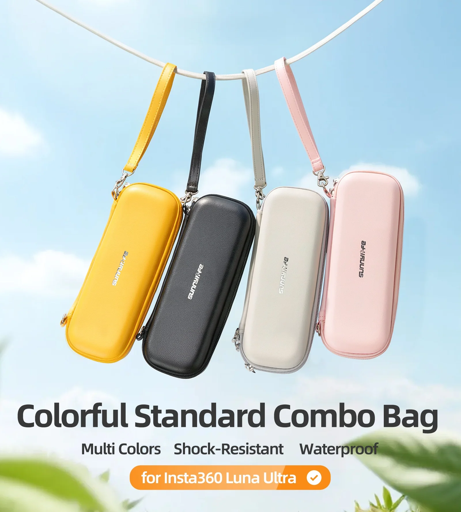 Carrying Case for Insta360 Luna Ultra, Portable Travel Storage Bag, Large Capacity Protective Cover Camera Accessories