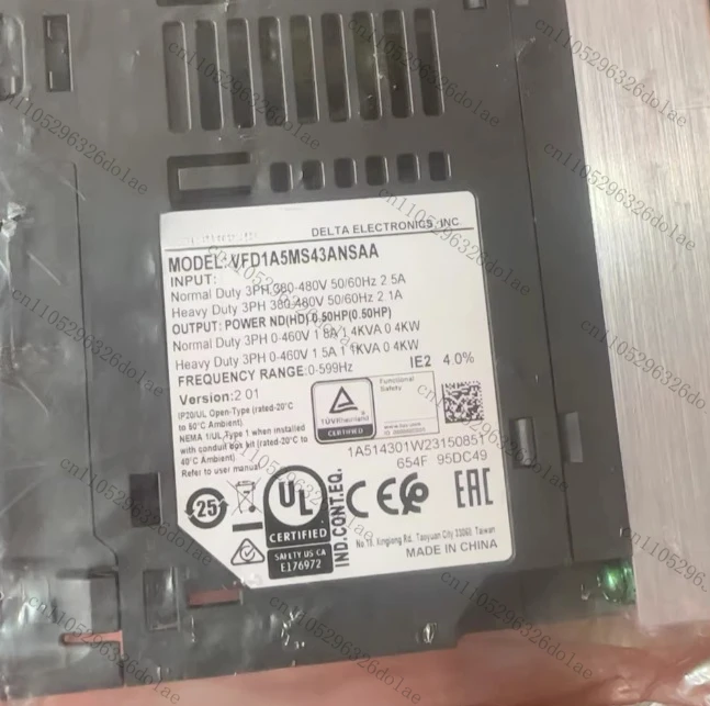 new Frequency converter MS300 series VFD1A5MS43ANSAA 0.4KW