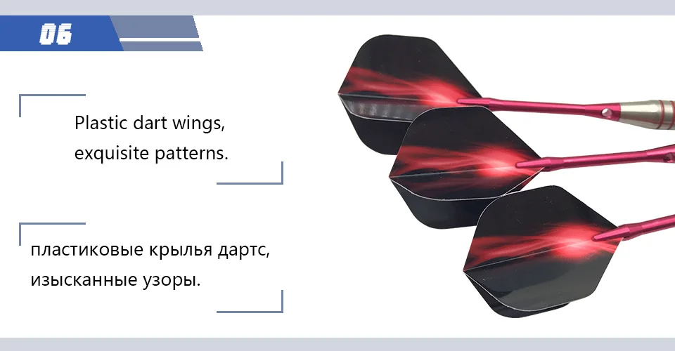 3 Stück Dartpfeile mit Edelstahlspitze, 24 g, professionelle Hartpfeile für Wurfspiele, Schaft aus Aluminiumlegierung, Dartgriff aus Edelstahl. – Detail 7
