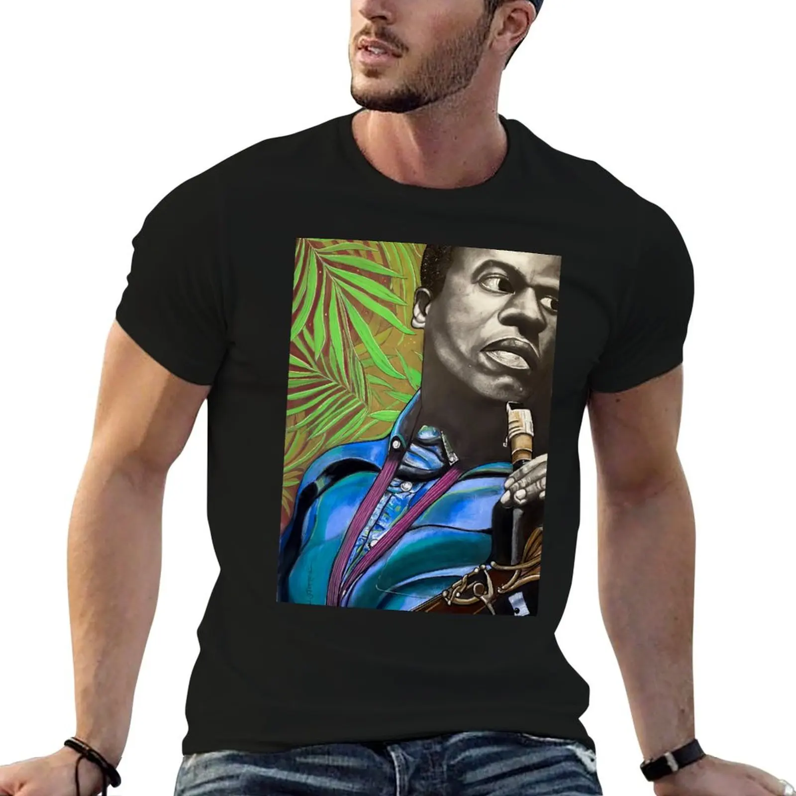 Wayne Shorter Jazz Graphic TEE T-Shirt Fashion Graphic Tee for Men