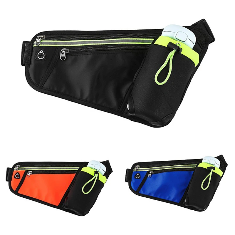 マラソンレース用ハイドレーションベルト,スポーツバッグ,ウォーターボトル付きウエストバッグ,トライアングル,クライミング,ハイキング,ジム,フィットネス