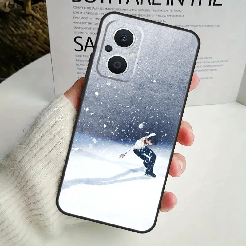 Figure Skating Dance Sport Case For OPPO Reno 8 7 6 5 4 Lite 8T 5Z 4Z 10 11F OPPO Find X5 X6 Pro X2 Neo X3 Lite Cover