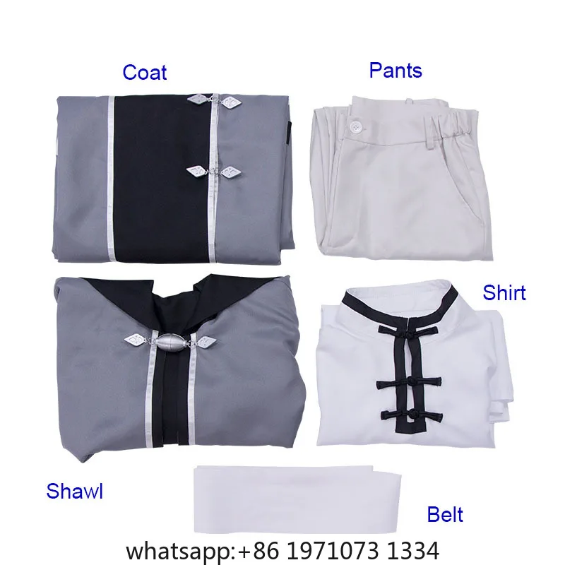 2024 Mushoku Tensei Rudeus Greyrat Cosplay Costume Jobless Reincarnation Anime Adulthood Uniform Set Cosplayer Wigs Halloween